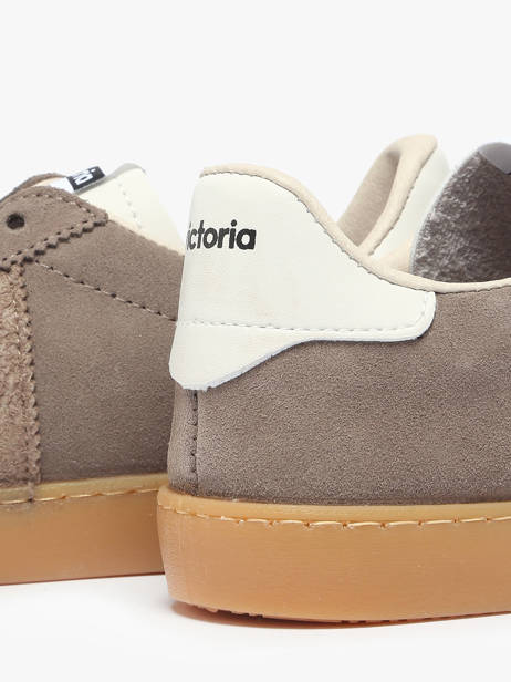 Sneakers Berlin Uit Leder Victoria Bruin accessoires 1126229 ander zicht 2